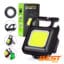 Mini Linterna Llavero Led Iman Con Abridor Negro Luz Blanca