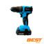 GAMMA - Taladro Atornillador a Bateria 18V – 45Nm x2Bat 2.0 Maletin – G12404KAR