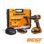 Lusqtoff - Taladro Percutor Brushless 13mm 18v Mandril Metálico - TIL45-8BK