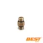 Acople Adaptador Macho a Macho 1/4" para Foam Lance