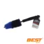 Laffitte - Cepillo Para Llantas Corto Tipo Daytona - Negro/Azul