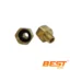 Adaptador Rosca Hembra M22 Rosca Macho M14 Hidraulico Bronce