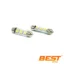 Kobo - Kit Lampara Tubular 39mm 12V - Blanco x 2 Unidades