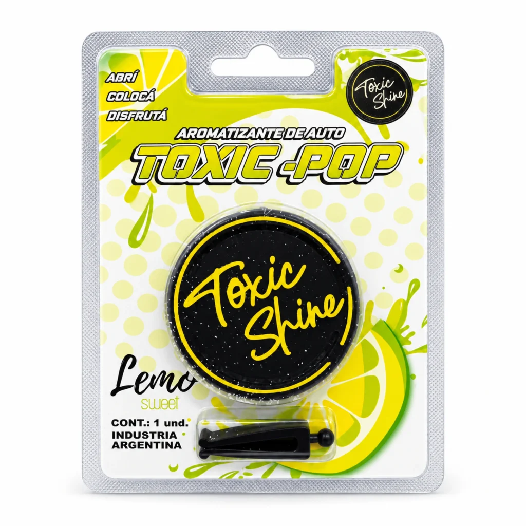 TOXIC POP LEMON de Toxic Shine, Aromatizante POP
