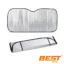 Parasol Cortina Metalizada Aluminio Para Parabrisas Auto - 60x130 Cm