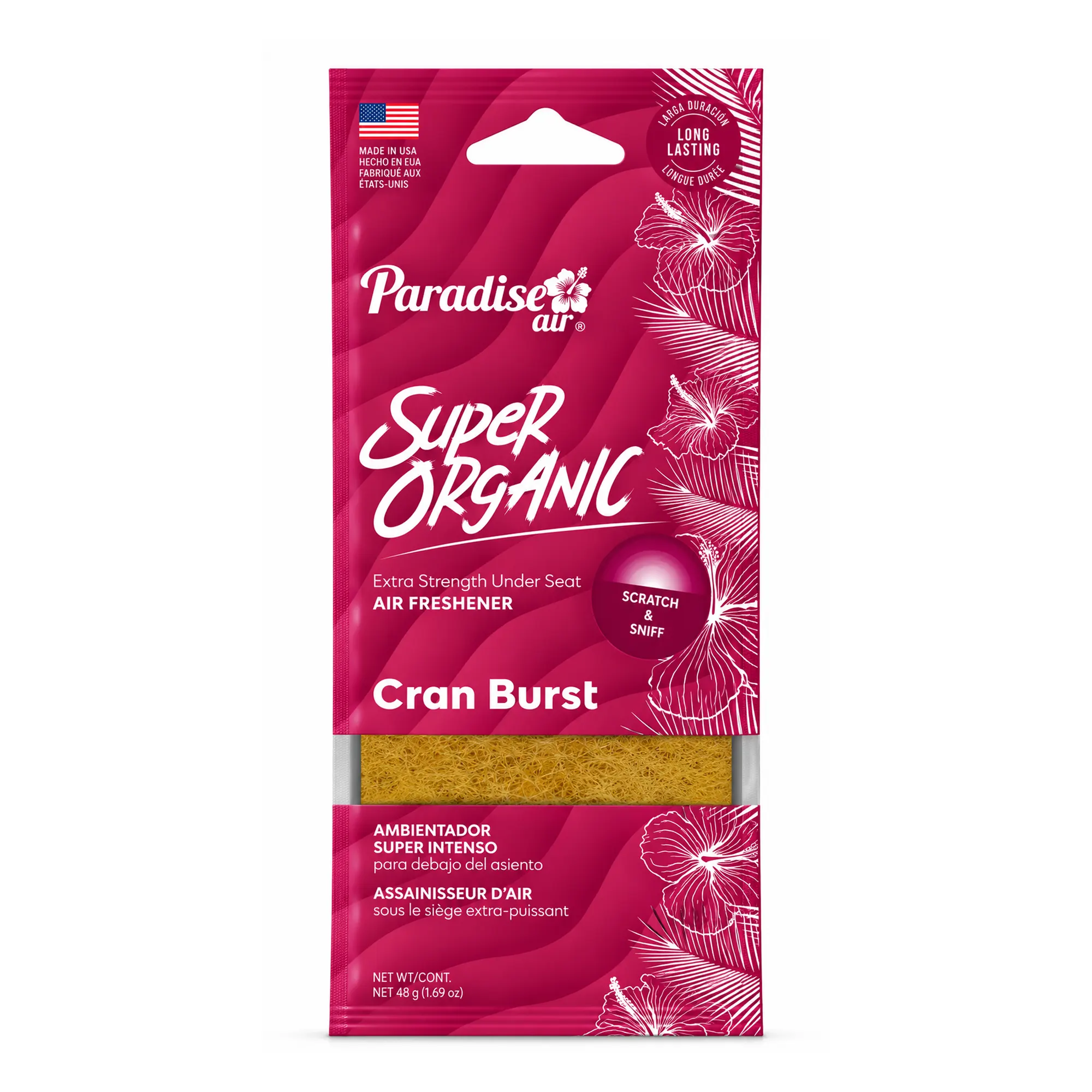 Paradise Aire - Aromatizante Bloque Orgánico 46 g - Aroma Cran Burst