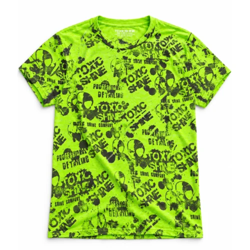 TOXIC SHINE - INDUMENTARIA - REMERA VERDE SUBLIMADO