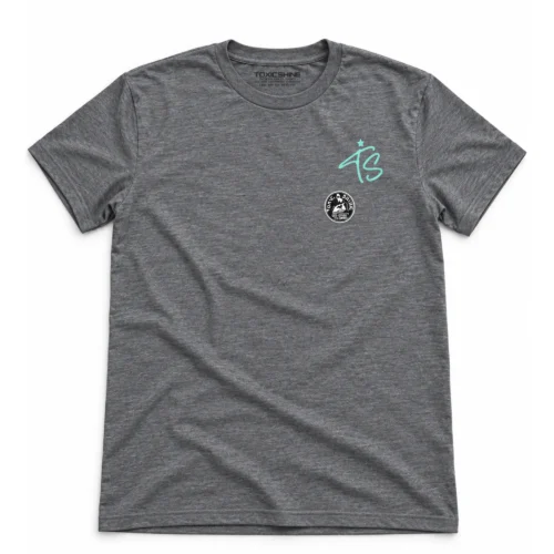 TOXIC SHINE - INDUMENTARIA - REMERA GRIS C/ESTAMPA - TS