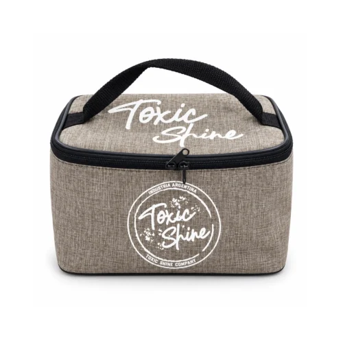 TOXIC SHINE - BOLSO MINI COLOR GRIS TOPO CLARO