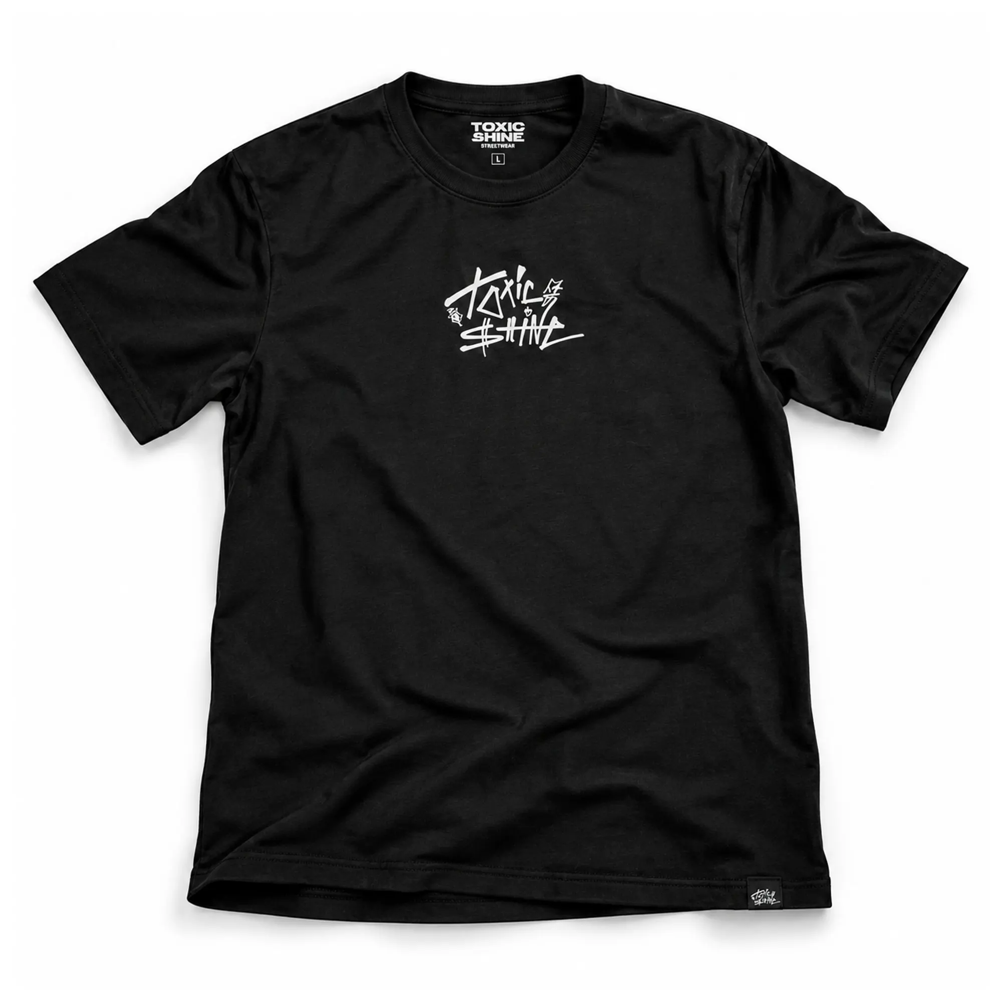 TOXIC SHINE - INDUMENTARIA - REMERA NEGRA C/ESTAMPA