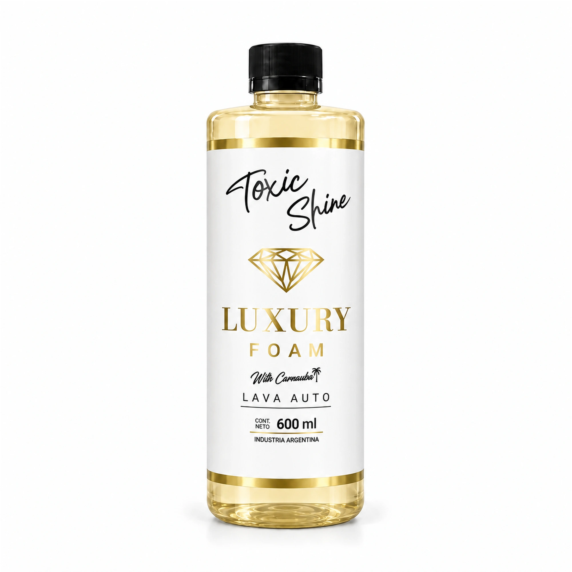 Toxic Shine - Luxury Foam - Shampoo - 600 ml