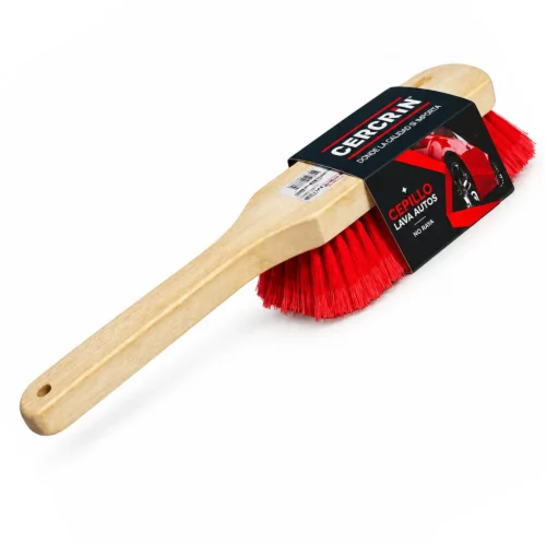 CERCRIN - CEPILLO LAVA AUTO CON MANGO ROJO - 738R