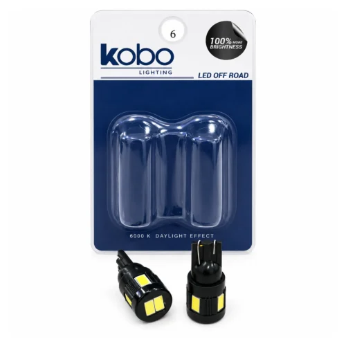 KOBO LED T10 12961 - BLANCO - BLISTER X 2 - 12v