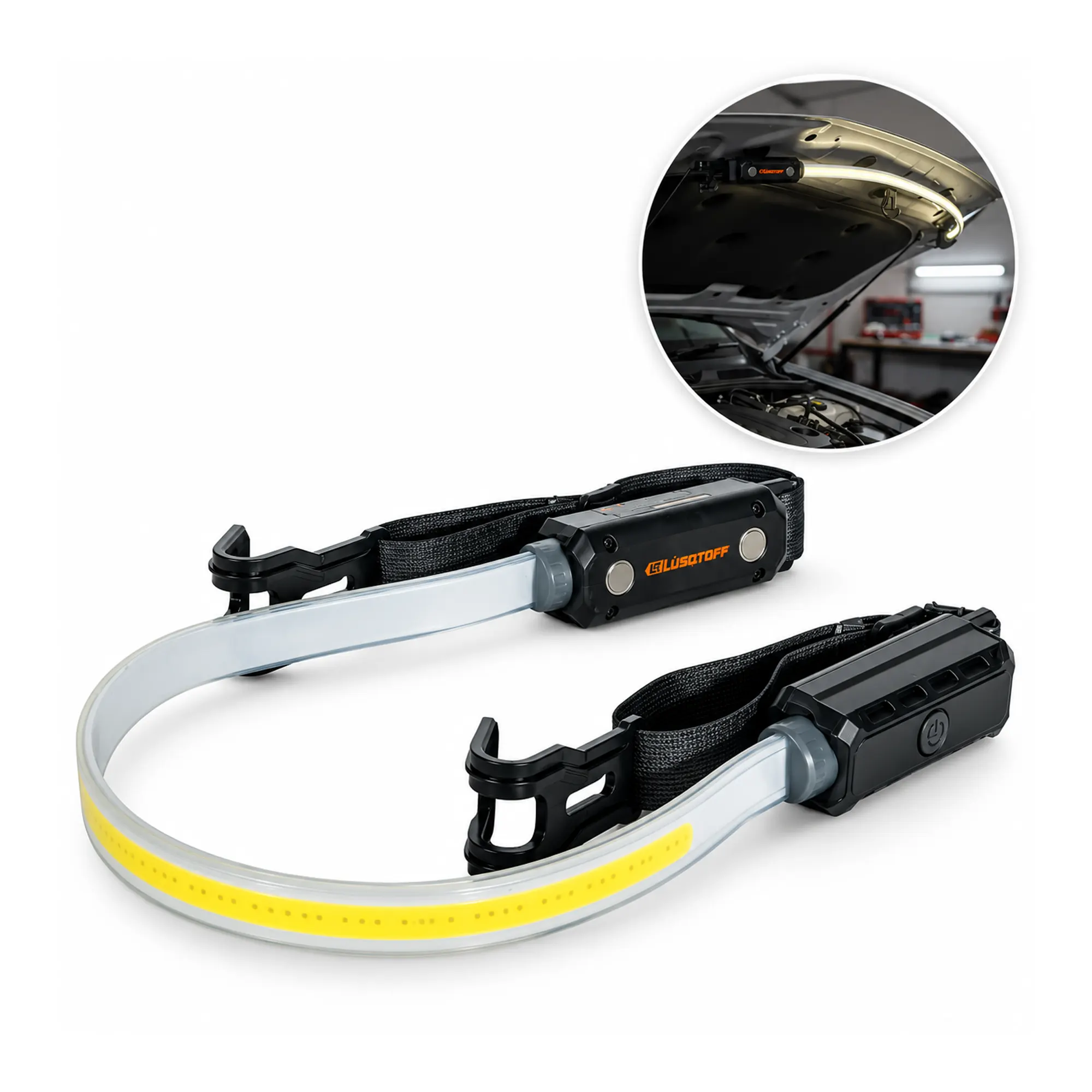 LUSQTOFF - LUZ LED RECARGABLE - TIRA FLEXIBLE CON IMAN - L7911